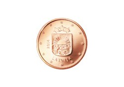 1 Cent Letland 2014 UNC