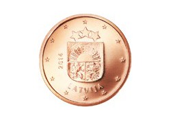 5 Cent Letland 2014 UNC