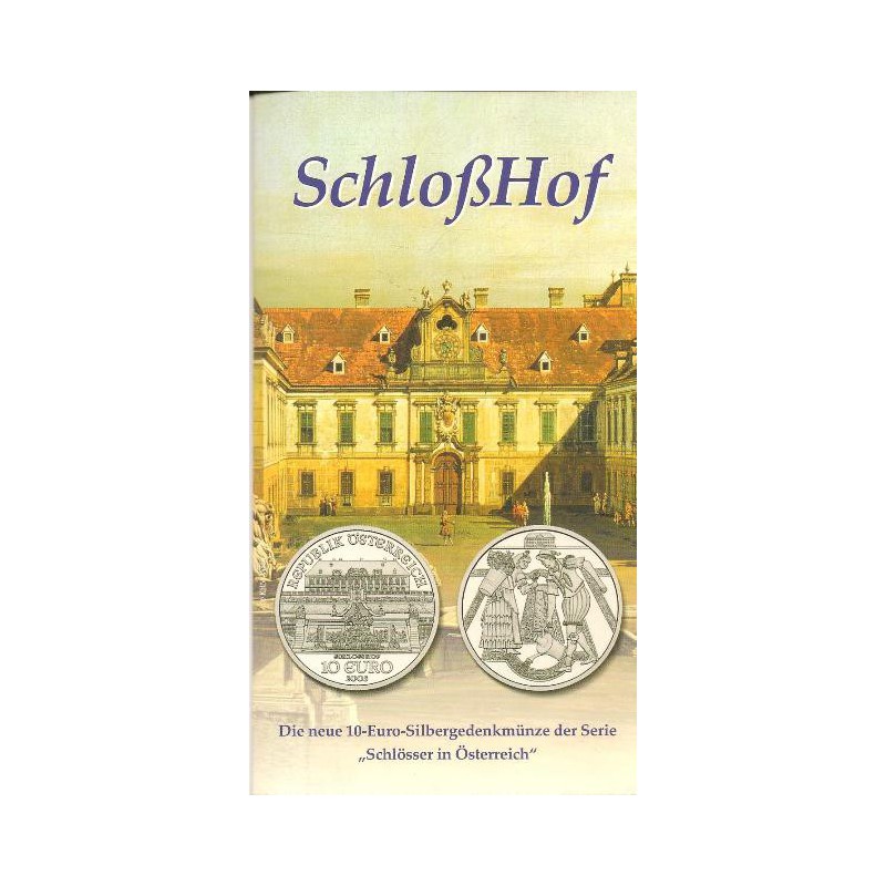 10 Euro Oostenrijk 2003, Schloss Hof in Blister