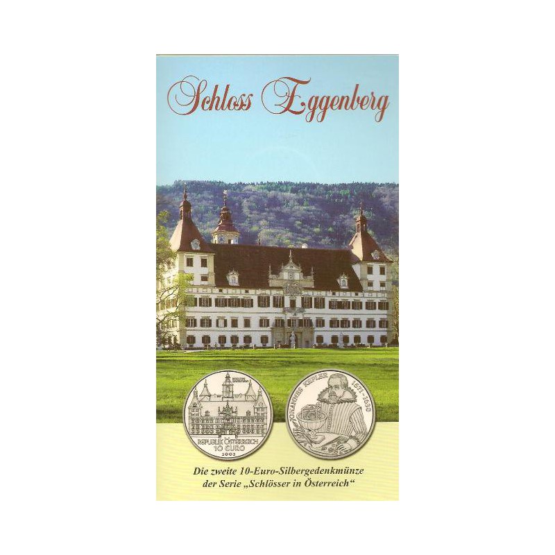10 Euro Oostenrijk 2002, Johannes Kepler in Blister