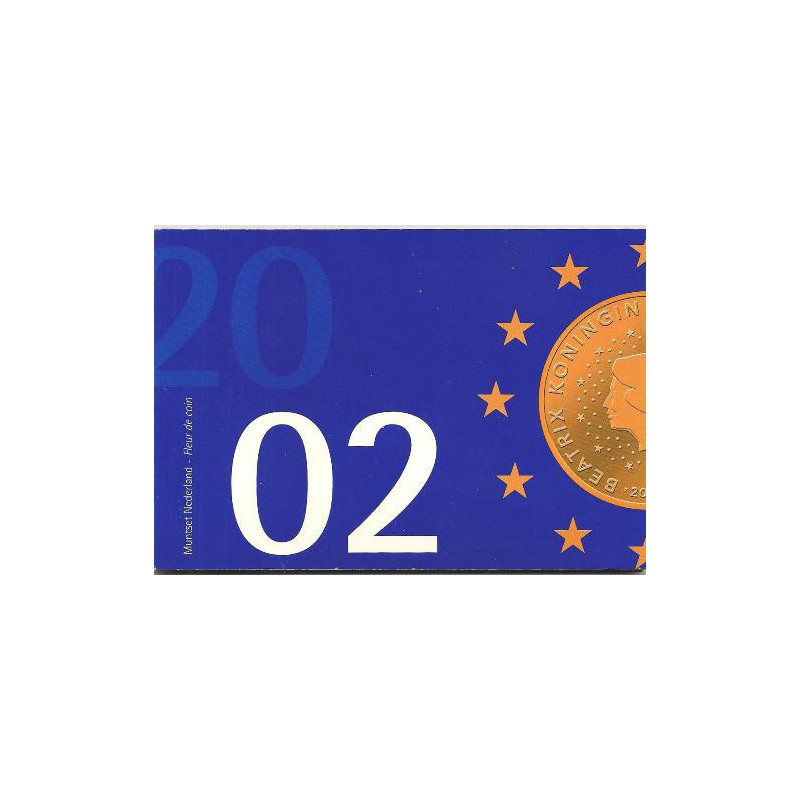 Nederland 2002 Fdc set met Euromunten