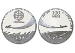 Portugal 2014 2½ euro 100 Jaar Militaire vluchten