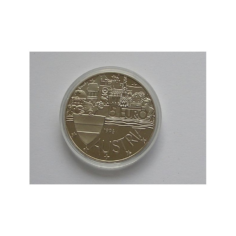 Penning 1996, 5 euro 1000 jaar Oostenrijk