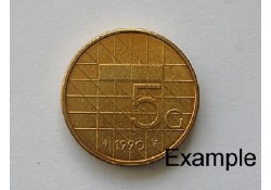 5 Gulden 1990 Unc