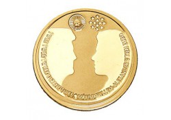 Nederland 2002 10 euro Huwelijksmunt Goud & Zilver