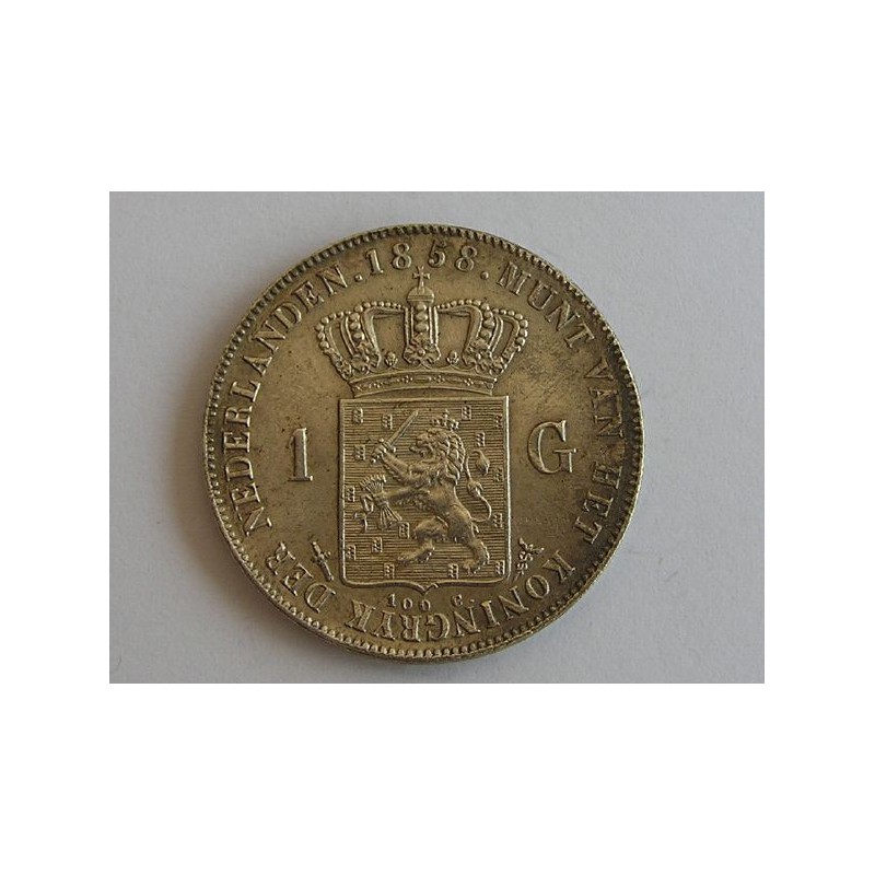 1 Gulden 1858 PR-