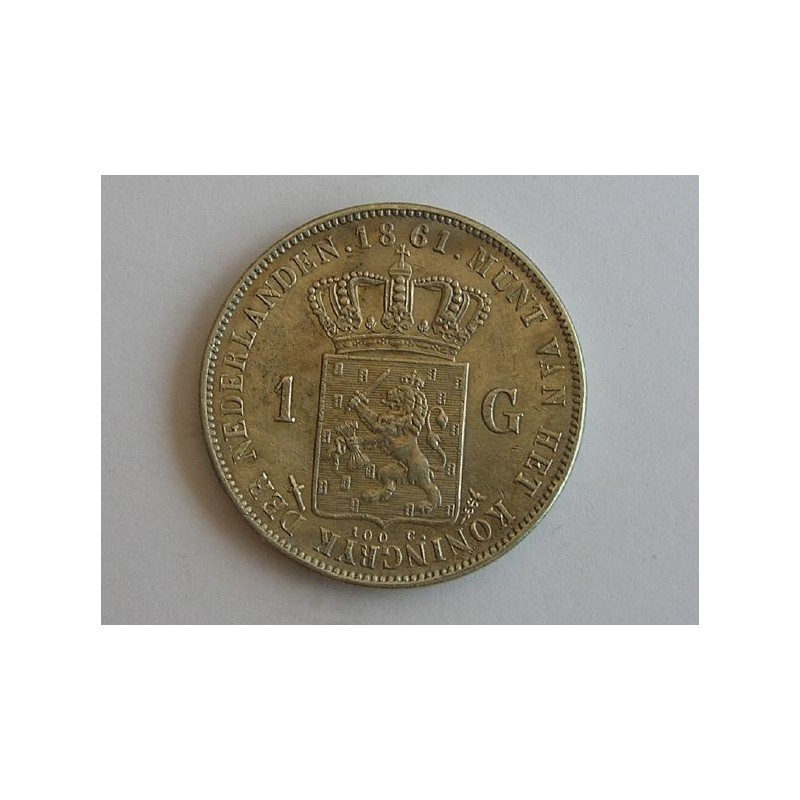 1 Gulden 1861 PR+