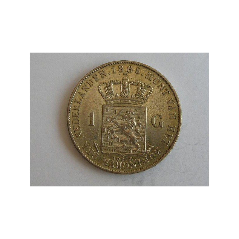 1 Gulden 1865 PR+