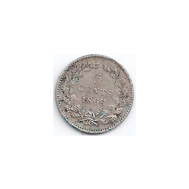 5 cent 1863 F
