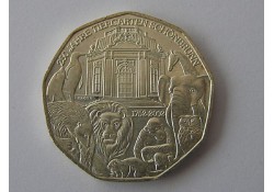 5 Euro Oostenrijk 2002,200 jahre Tiergarten Schönbrunn