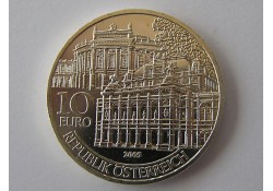 10 Euro Oostenrijk 2005, Wiederöffnung von Burg und Oper 1955