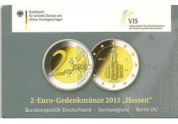 2 euro Duitsland 2015 A Hessen in Coincard