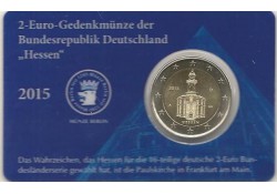 2 euro Duitsland 2015 A Hessen in Coincard