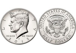 KM ??? U.S.A. ½ Dollar 2015...