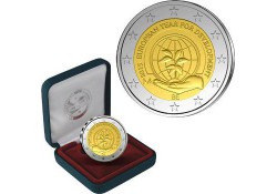 2 Euro België 2015 Europees jaar van ontwikkeling Proof