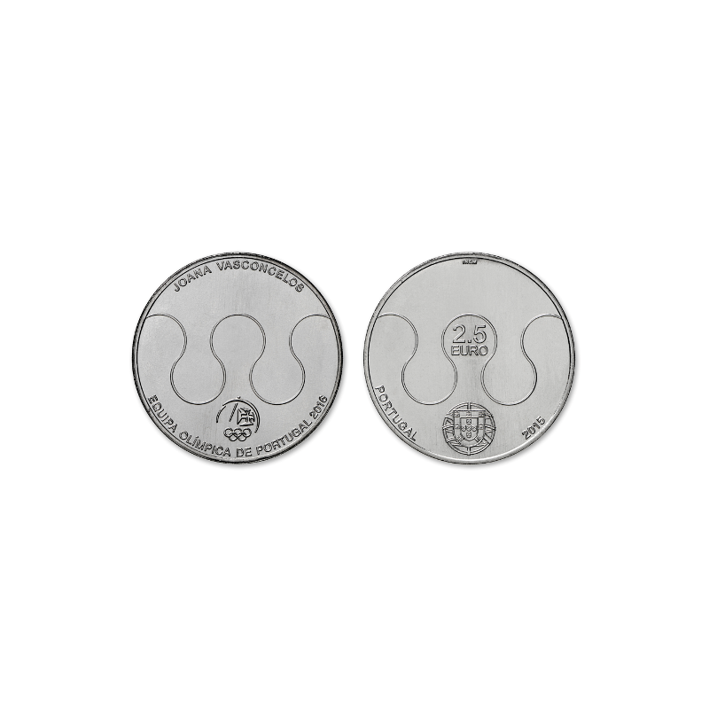 Portugal 2015 2½ euro  Olympische spelen 2016 Unc