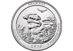 KM ??? U.S.A ¼ Dollar Shawnee 2016 D UNC