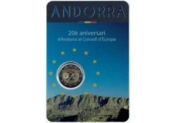 2 Euro Andorra 2014 Lidmaatschap Raad van Europa Voorverkoop