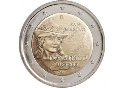 2 Euro San Marino 2016 550-ste sterfdasg van  Donatello in blister