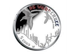 Nederland 2016 5 euro het Wadden vijfje Zilver Proof Combinatieset  Voorverkoop*