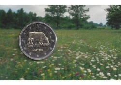 2 Euro Letland 2016  Koe Unc 