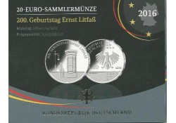 20 Euro Duitsland 2016 200ste verjaardag van Ernst Litfass UNC