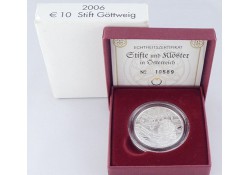 10 Euro Oostenrijk 2006, Stift Nonnberg proof Incl dsje & certif