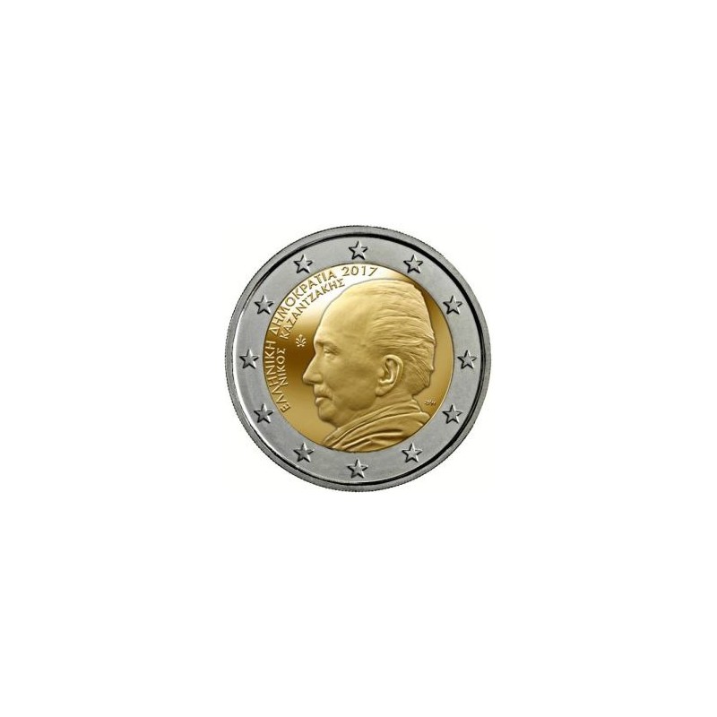 2 euro Griekenland 2017 Nikos Kazantzakis Voorverkoop*