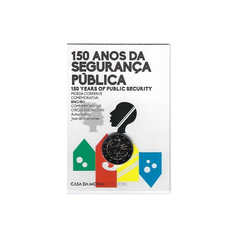 2 euro Portugal 2017 150 jaar politie Unc 