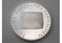 10 Euro Duitsland 2002G 50 Jahre Deutsches Fernsehen