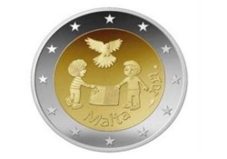 2 Euro Malta 2017 Vrede met Frans muntmeesterteken Unc Voorverkoop*