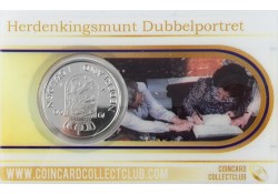 Nederland 1980 1 gulden dubbelportret Fdc in coincard