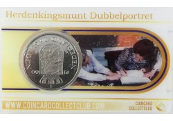 Nederland 1980 2½ gulden dubbelportret Fdc in coincard