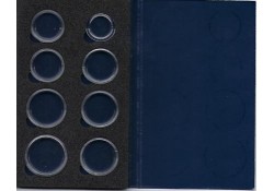 Euromapje inclusief 8 capsules voor de 8 euromunten.