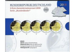 2 Euro Duitsland 2018 ADFG...