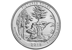 U.S.A ¼ Dollar Pictured Rocks 2018 D UNC