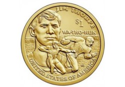 USA 1 dollar 2018 D Native Jim Thorpe Unc