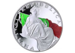 Italië 2017 5 euro 70 jaar Italiaanse grondwet Ziver Proof