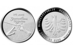 20 Euro Duitsland 2018  "275 jaar gewandhaus. Orkest" Unc