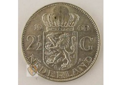 2½ Gulden 1960 met klop Muntwisselbank te Apeldoorn
