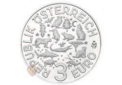 Oostenrijk 2018 3 euro Haai Unc