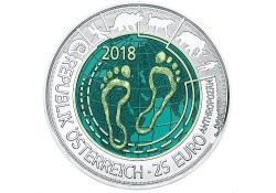 Oostenrijk 2018 25 Euro Anthropozän