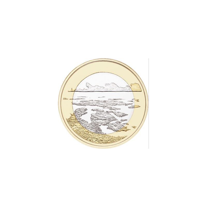 Finland 2018 5 euro Unc Natuurlandschap The Archipelago Sea