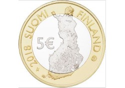 Finland 2018 5 euro Unc Natuurlandschap Pallastunturi Fells