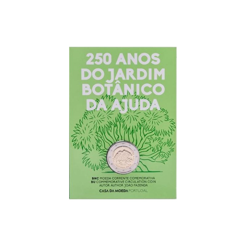 2 Euro Portugal 2018 Botanische Tuin Unc 