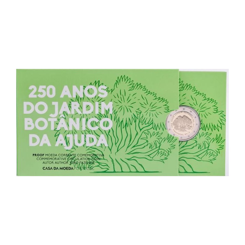 2 Euro Portugal 2018 Botanische Tuin FDC