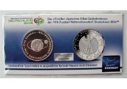 10 Euro Duitsland 2004 Fussball Weltmeisterschaft  in Blister