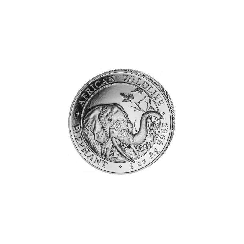 Somalië 2018 100 Shillings 1 Ounce zilver Proof Olifant