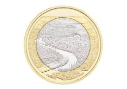 Finland 2018 5 euro Natuurlandschap Olanganjoki Unc