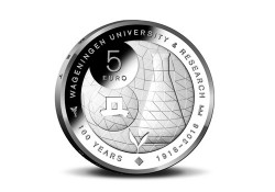 Nederland 2018 5 Euro Universiteit Wageningen Unc Voorverkoop*